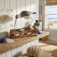 Curlew Fishing | Wooden Bird Carving