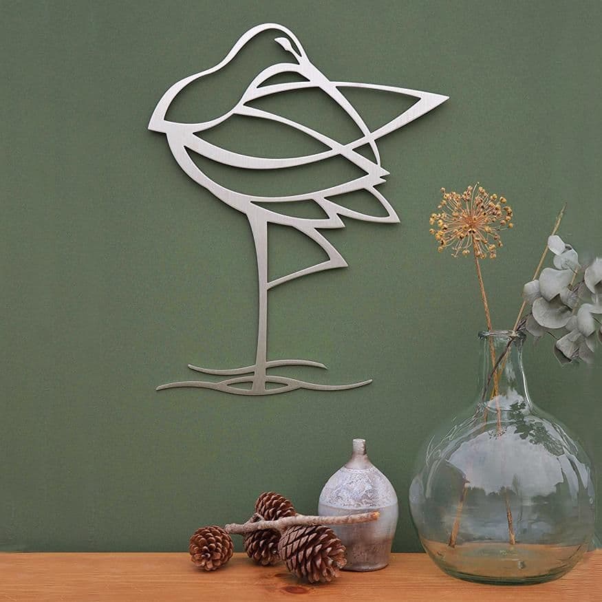 Curlew - Stainless Steel Wall Art Hanging