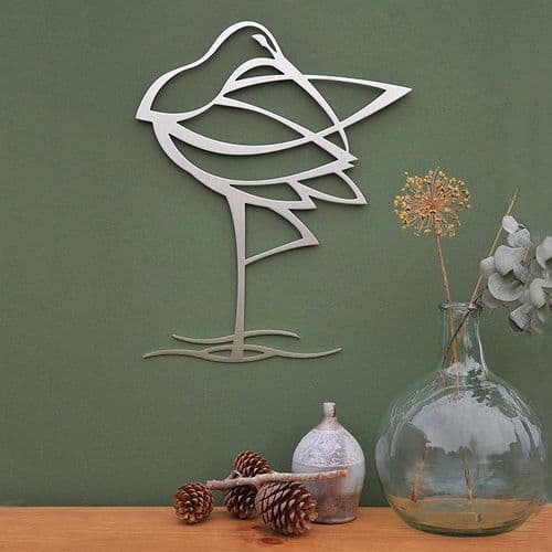 Curlew - Stainless Steel Wall Art Hanging