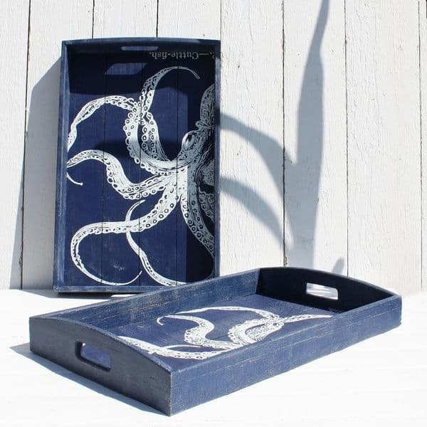 Cuttlefish Wooden Tray | Serving Tray