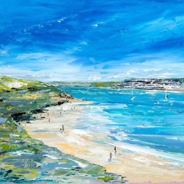 Daymer Bay Beach | Art Print | Gail Morris