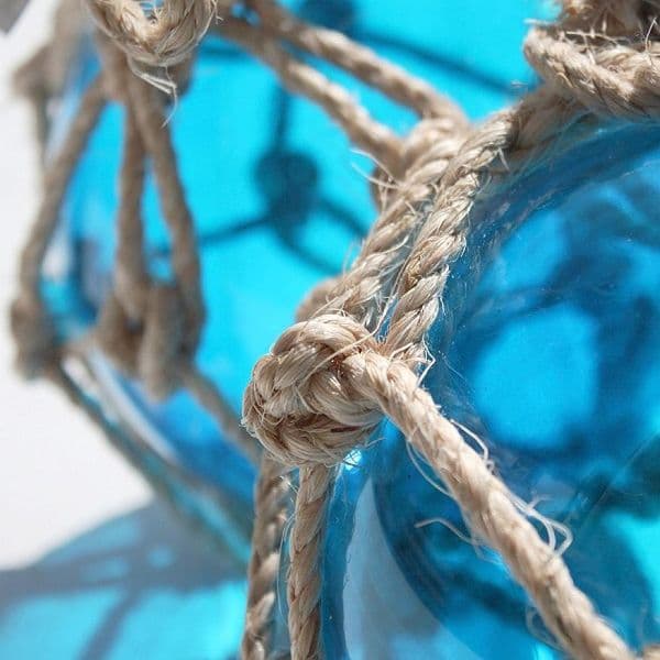 Turquoise Glass Fishing Float | Turquoise Blue | Wall Hanging