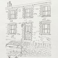 Doc Martins House | Limited Edition Print | Alison Collins