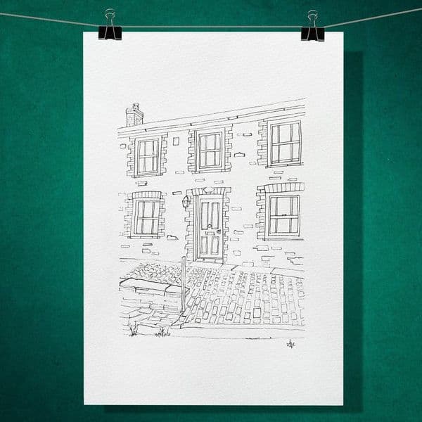 Doc Martins House | Limited Edition Print | Alison Collins