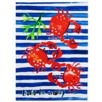 Don't be Crabby Tea Towel | Cotton Tea Towel
