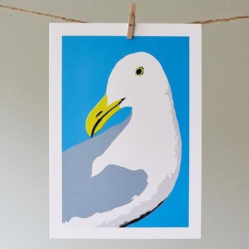 Douglas the Seagull Greeting Card