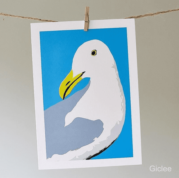 Douglas the Seagull Print | Sophie Mutter