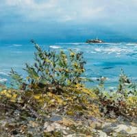 Down to the Sea, Gwithian Towans Print | Art Print | Gail Morris