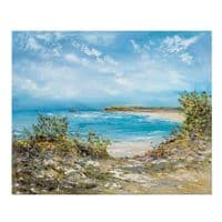 Down to the Sea, Gwithian Towans Print | Art Print | Gail Morris