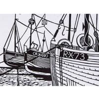 Drawn Up | Linocut | Lino Print