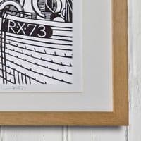 Drawn Up | Linocut | Lino Print