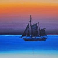 Drifting to Anchor | Original Painting | David Raine