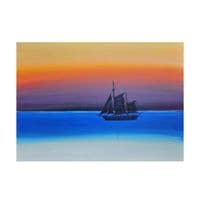 Drifting to Anchor | Original Painting | David Raine