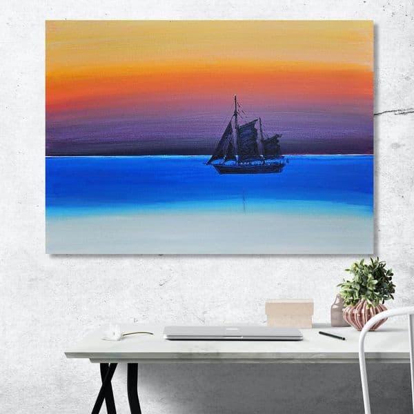 Drifting to Anchor | Original Painting | David Raine