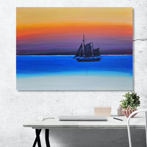Drifting to Anchor – Original Painting