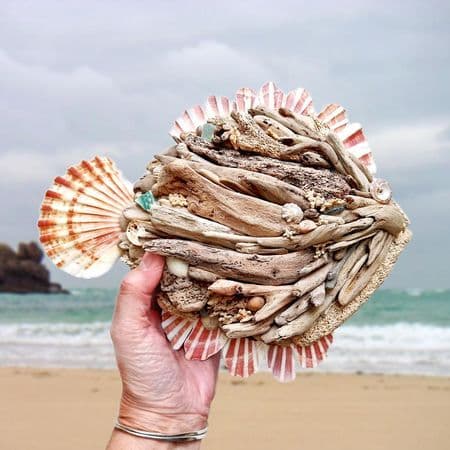 Driftwood Fish Wall Hanging