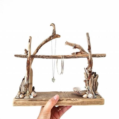 Driftwood Jewellery Hanging Stand