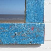 Driftwood Mirror Blue | Wall Mirror | Coastal Mirror