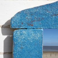 Driftwood Mirror Blue | Wall Mirror | Coastal Mirror