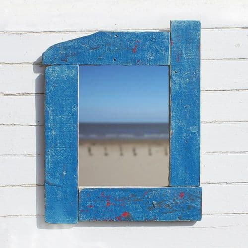 Driftwood Mirror Blue