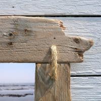 Driftwood Mirror Hive Beach | Wall Mirror | Coastal Mirror