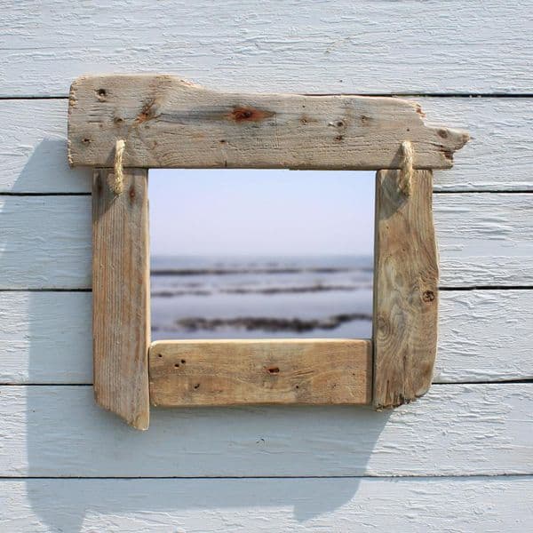 Driftwood Mirror Hive Beach | Wall Mirror | Coastal Mirror