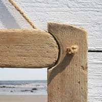 Driftwood Mirror Hive Beach | Wall Mirror | Coastal Mirror