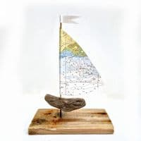 Driftwood Sailboat | Barry Harbour, Wales| Rachel White
