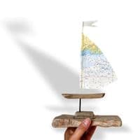 Driftwood  Sailboat | Barry Island | Rachel White