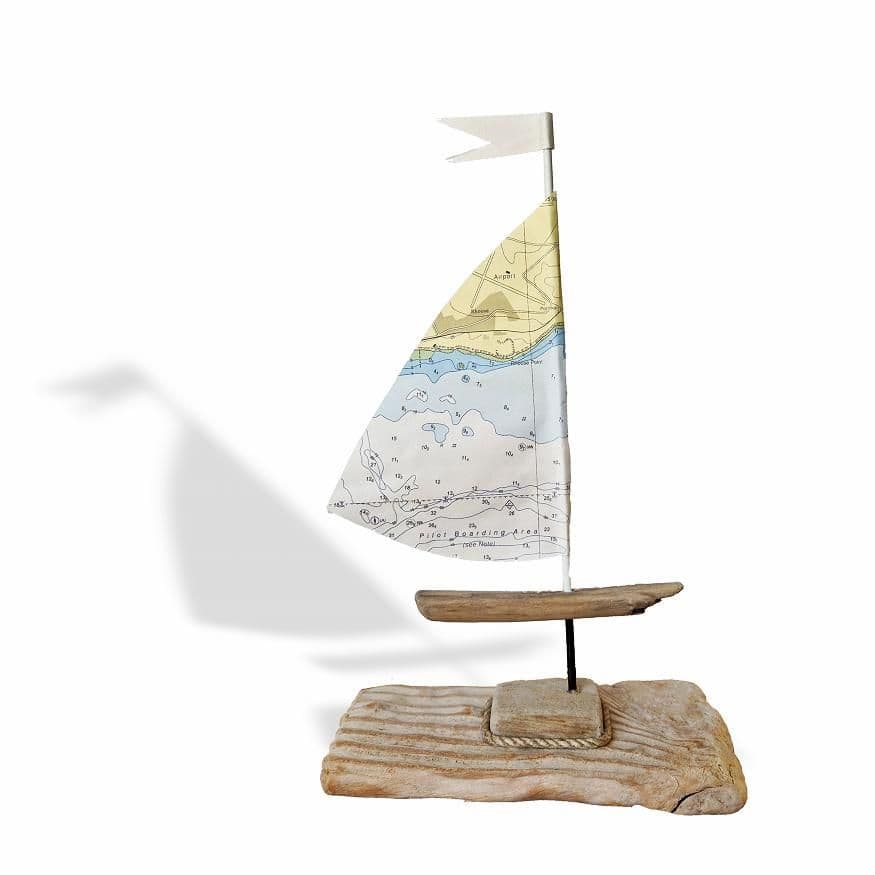 Driftwood Sailboat -Barry Island