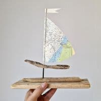 Driftwood Sailboat | Brean, Somerset  | Rachel White