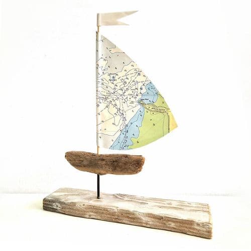 Driftwood Sailboat - Brean, Somerset