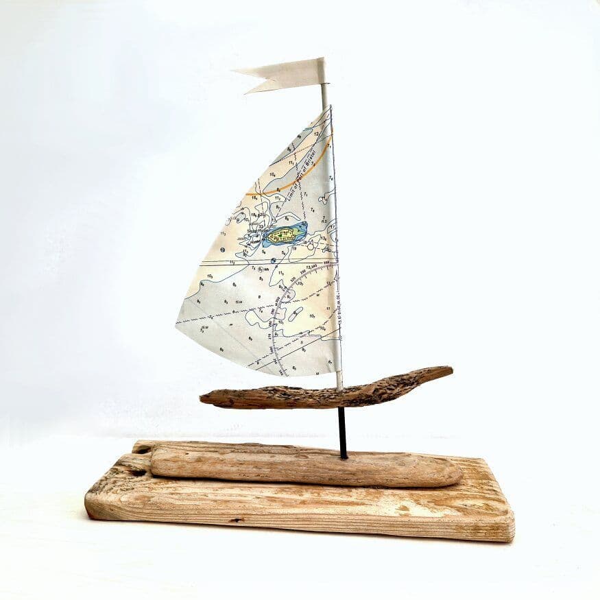 Driftwood Sailboat - Brean, Somerset