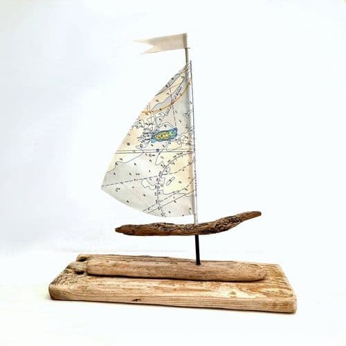 Driftwood Sailboat - Brean, Somerset