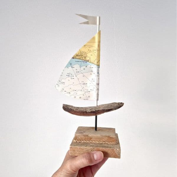 Driftwood Sailboat Brighton & Hove | Rachel White