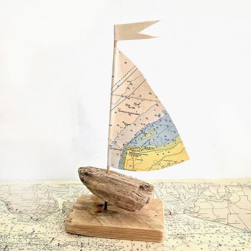 Driftwood Sailboat - Cap Gris-Nez France