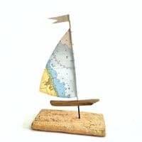 Driftwood Sailboat | Chapel St Leonards  | Rachel White