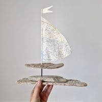 Driftwood Sailboat | Margate and Broadstairs, Kent | Rachel White