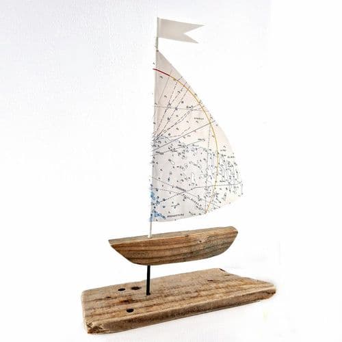 Driftwood Sailboat - Margate and Broadstairs, Kent