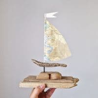 Driftwood Sailboat | Falmouth and Pendennis Castle | Rachel White