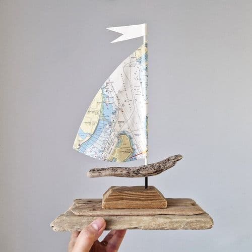 Driftwood Sailboat - Old Portsmouth