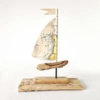 Driftwood Sailboat Padstow | Rachel White