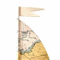 Driftwood Sailboat Padstow | Rachel White