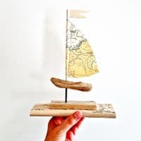 Driftwood Sailboat Padstow | Rachel White