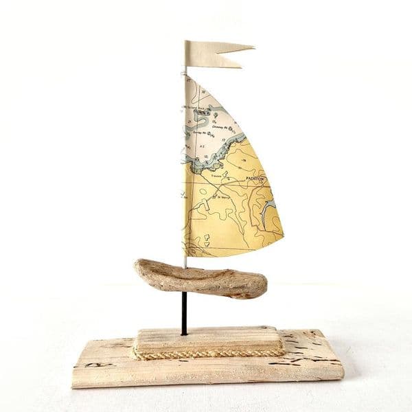 Driftwood Sailboat Padstow | Rachel White