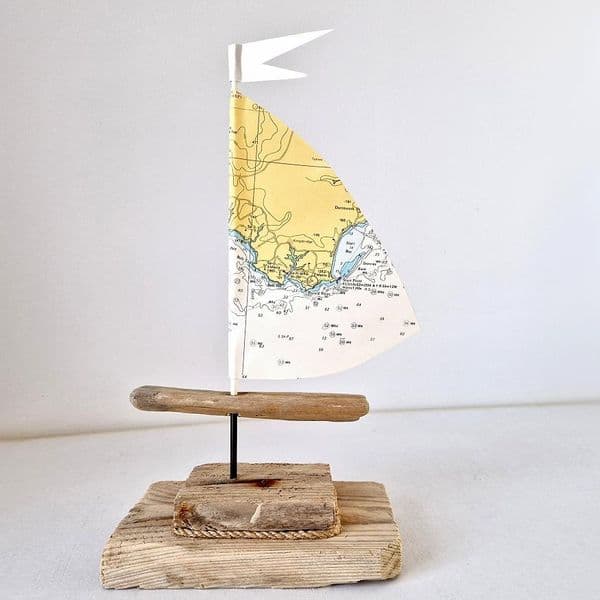 Driftwood Sailboat | Plymouth and Dartmouth | Rachel White