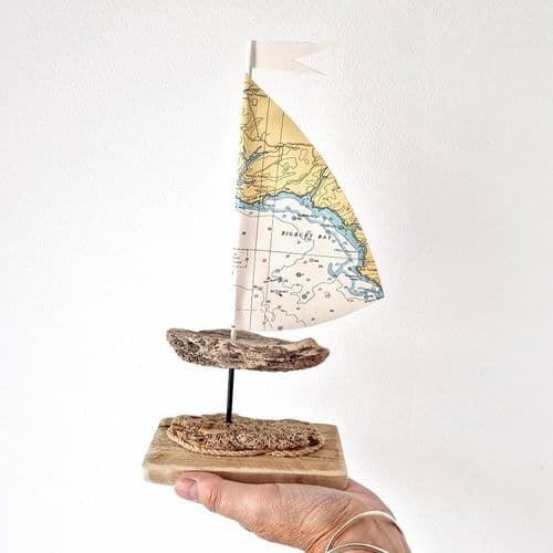 Driftwood Sailboat - Plymouth Sound & Bigbury Bay