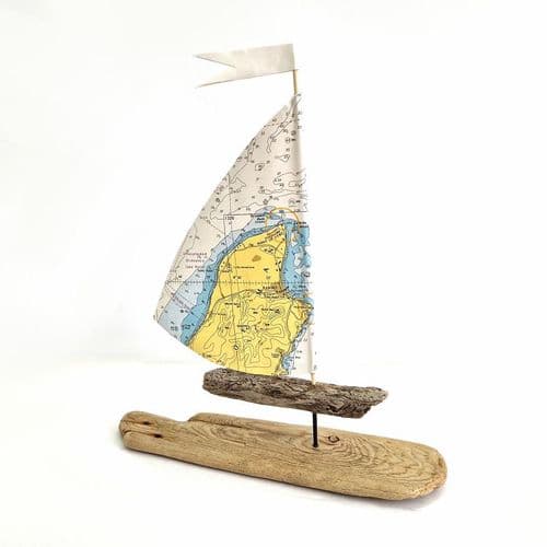 Driftwood Sailboat - Ramsey, Isle of Man