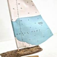 Driftwood Sailboat | Shell Flat, Morecambe Bay | Rachel White