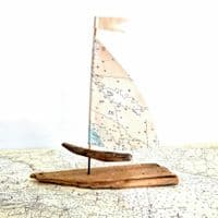 Driftwood Sailboat | Sheringham and Cromer, Norfolk | Rachel White